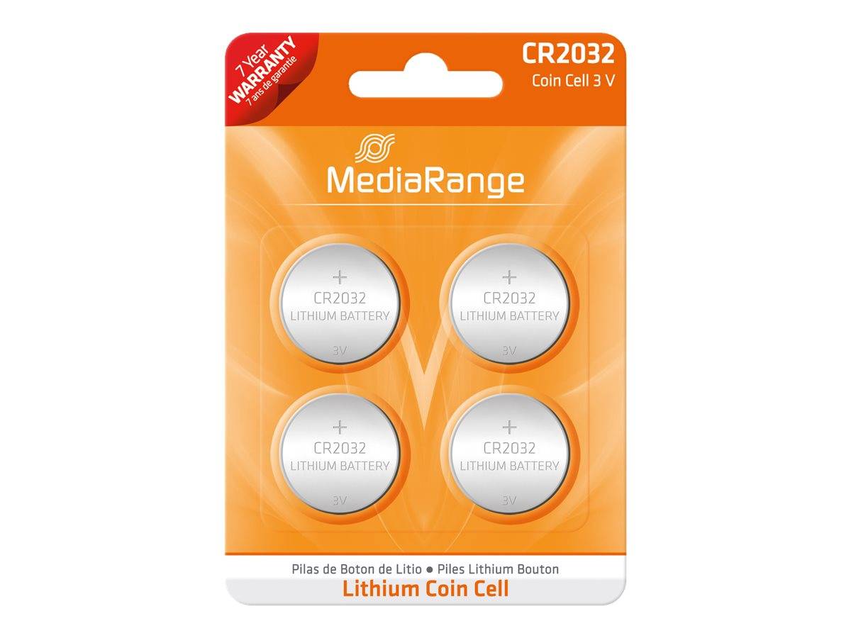 MEDIAR BATTERY CR2032 (4) 3V MRBAT132 Lithium coin cells (MRBAT132)-0