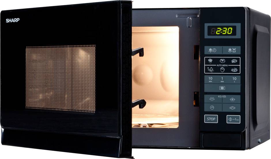 Sharp R-242 BKW - 439.5 mm - 358.5 mm - 257.8 mm - 10 A (R242BKW)-5