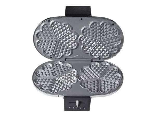 Macchina per waffle doppia Cloer 1329 per due waffle classici