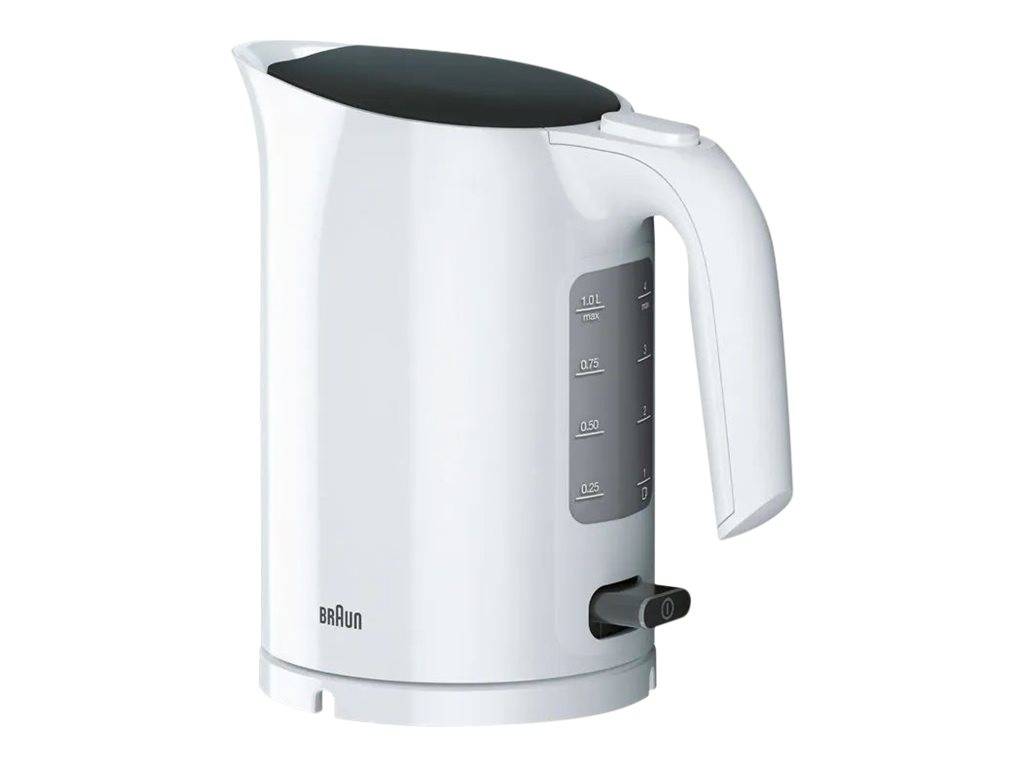 Braun 0X21010012 bollitore elettrico 1 L 2200 W Bianco (Braun PurEase WK3000 WH - kedel - hvid)-0