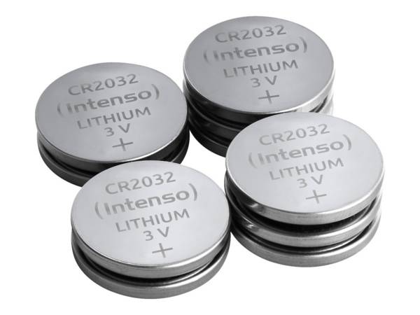 Intenso Lithium Knopfzelle - Einwegbatterie - CR2032 - Lithium-Manganese Dioxide (LiMnO2) - 3 V - 10 Stück(e) - 220 mAh