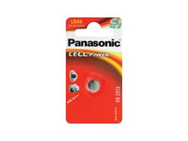 Batteria a bottone Panasonic LR44 V13GA, A76, 82, LR1154, 357A