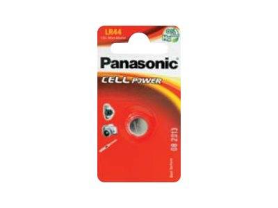 Batteria a bottone Panasonic LR44 V13GA, A76, 82, LR1154, 357A-0