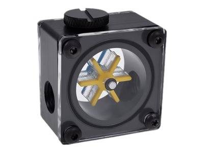 Alphacool Eisflugel - Flussanzeige für Wasserkühlsystem - Schwarz, Blau, Gelb, durchsichtig (17350)-0