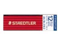 STAEDTLER Lumocolor Mine non-permanent omnichrom, weiß Länge: 70 mm, für Trockenmarker Lumocolor non-permanent - 12 Stüc-0