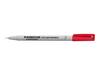 10 STAEDTLER Lumocolor Folienstifte rot 0,6 mm non-permanent (316-2)