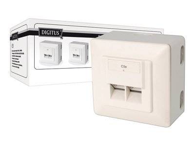 Digitus CAT 5e, Cl. D presa energia RJ-45 Bianco-6