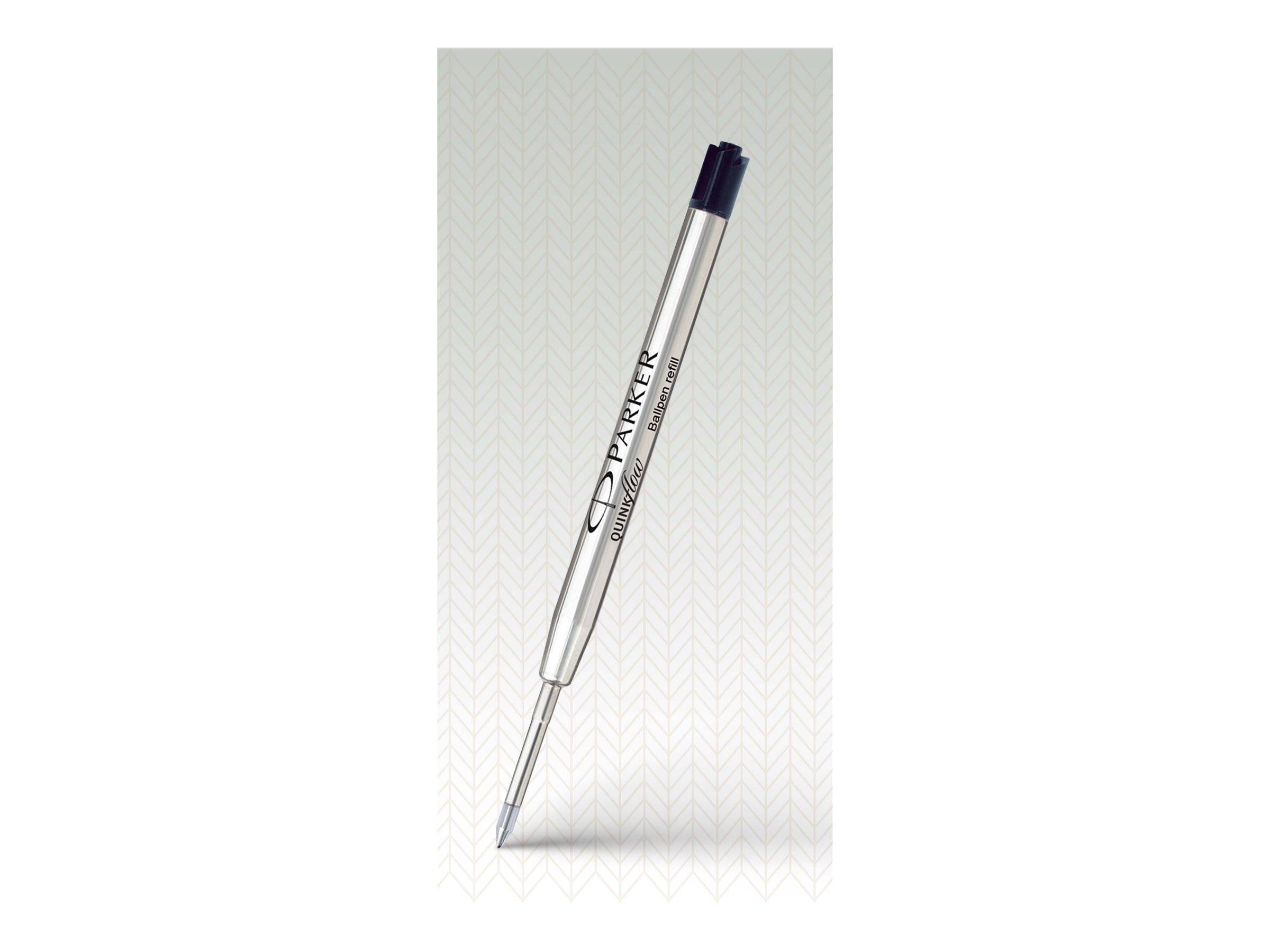 Parker 1950372 ricaricatore di penna Medio Nero 2 pz (Parker Quink Flow Ballpoint Refill for Ballpoint Pens Medium Black-1