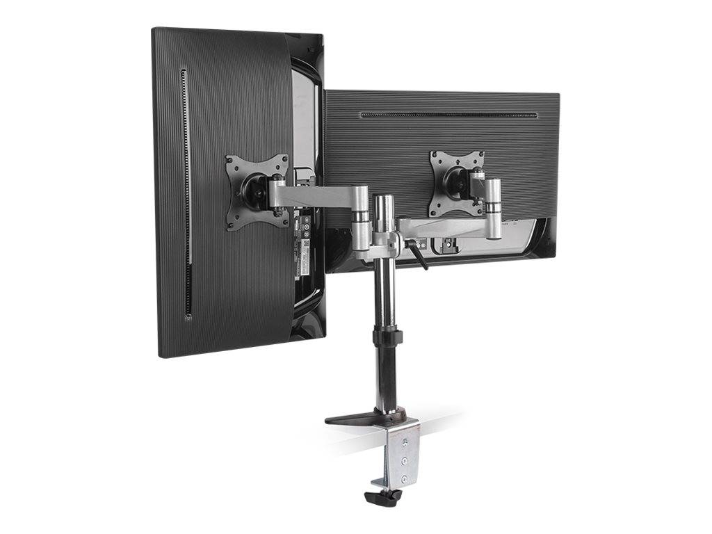 LogiLink BP0077 Flachbildschirm-Tischhalterung 68,6 cm (27" ) Durchgeschraubt Schwarz - Edelstahl (BP0077)-7