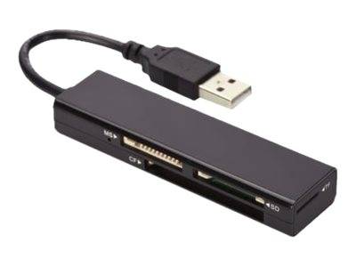 ednet 85241 Lettore schede di memoria esterno USB 2.0 Nero-6