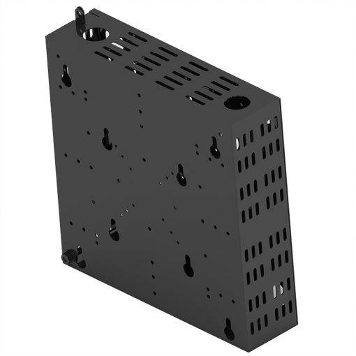 HAGOR HP - PC-Gehäusesystem - geeignet für Wandmontage, montierbarer Wagen, Ständer montierbar - Schwarz (8901)-0