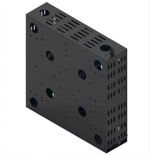 HAGOR HP - PC-Gehäusesystem - geeignet für Wandmontage, montierbarer Wagen, Ständer montierbar - Schwarz (8901)-4
