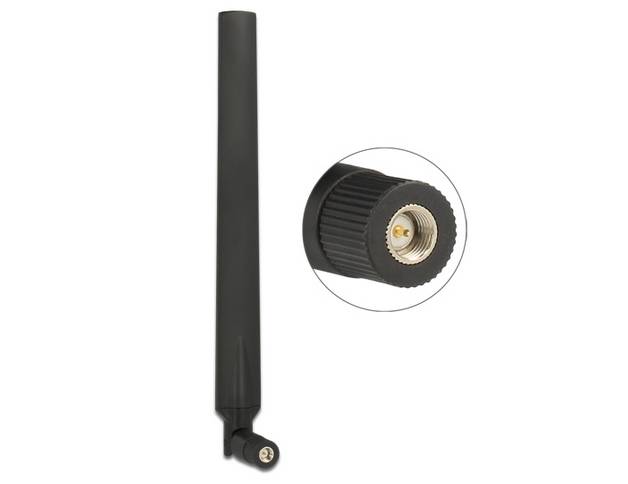 DeLOCK - Antenne - GSM / UMTS / ZigBee / LTE - innen - 4 dBi - ungerichtet - Schwarz (88976)-2