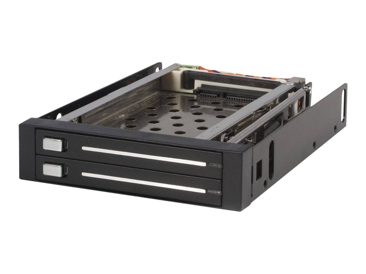 StarTech.com Backplane per rack portatile trayless hot-swap SATA 2.5" - 2 Unità-0
