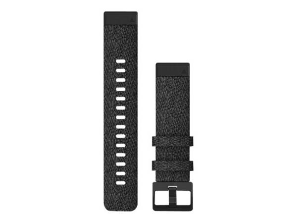 Garmin Cinturino In Nylon Quickfit 20mm, Heathered Black, Black