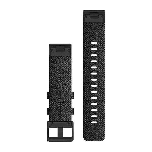 Garmin Cinturino In Nylon Quickfit 20mm, Heathered Black, Black-3