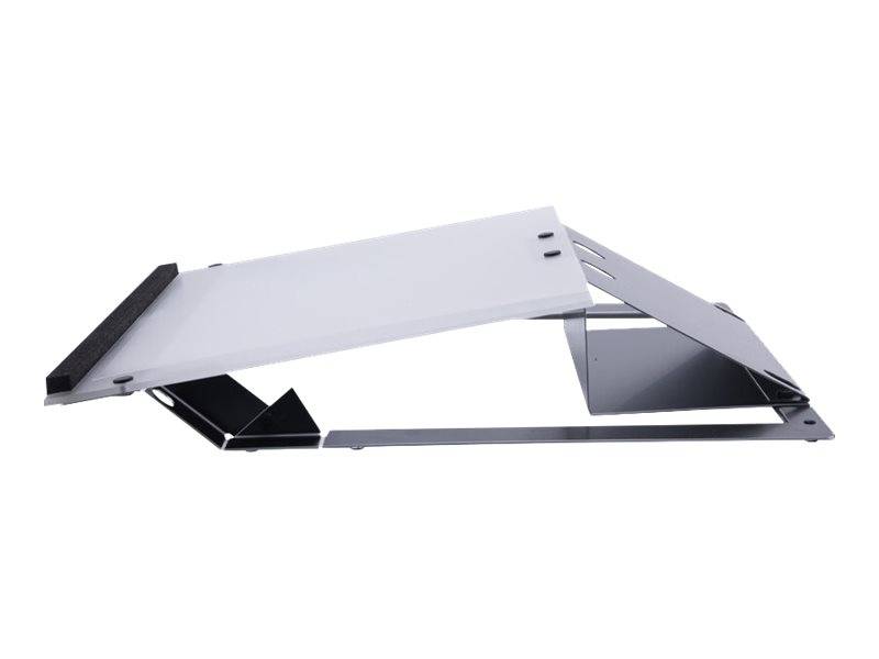 R-Go Tools RGORIDOFA porta documenti Alluminio, Acrilico Nero (READ2WRITE DOCUMENT HOLDER - MATTED ACRYLIC GLASS)-4