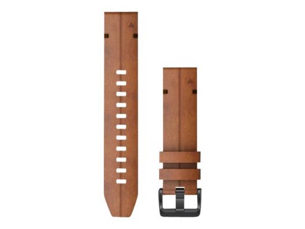 Garmin Cinturino In Pelle Quickfit 22mm, Chestnut