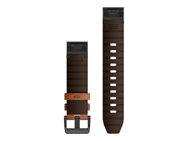 Garmin Cinturino In Pelle Quickfit 22mm, Chestnut-1