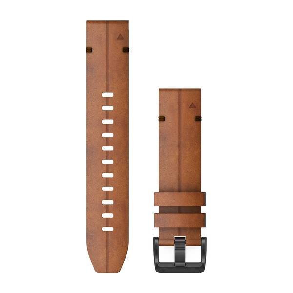 Garmin Cinturino In Pelle Quickfit 22mm, Chestnut-2