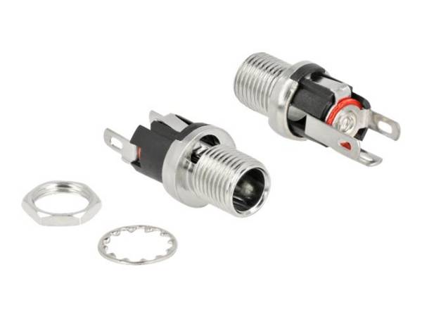 Delock - Netzanschluss - Gleichstromstecker 5,5 x 2,1 mm (W) 3 A (90056)