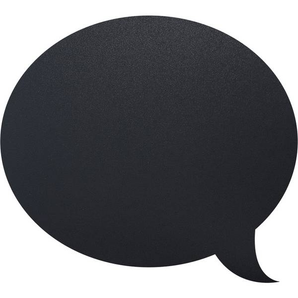 Lavagna da Parete Silhouette Securit - 50x30 cm - Fumetto - FB-BUBBLE (Nero)