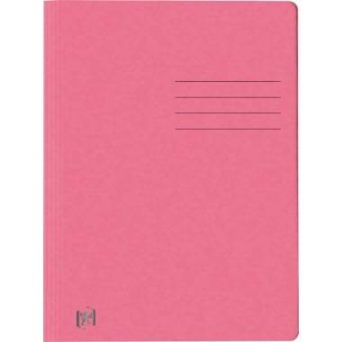 Cartella a fogli mobili OXFORD DIN A4 cartoncino rosa-0