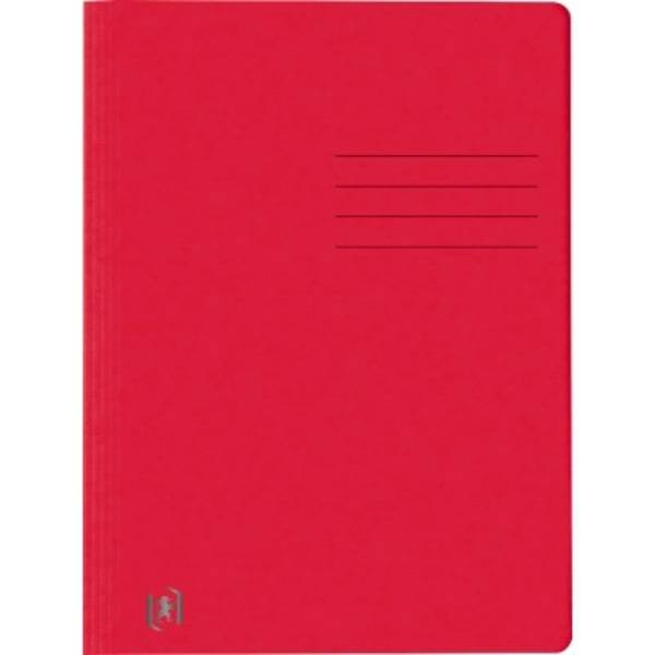 Cartella a fogli mobili OXFORD DIN A4 cartoncino rosso