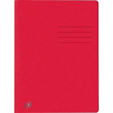 Cartella a fogli mobili OXFORD DIN A4 cartoncino rosso-0