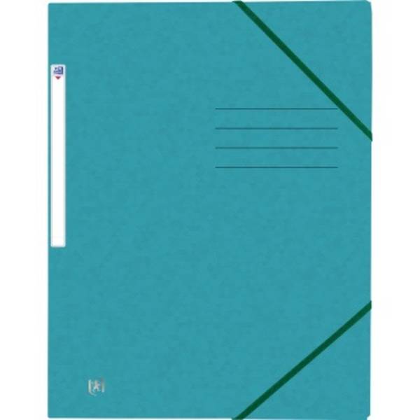 Cartella con morsetto angolare OXFORD TOP FILE+ acqua DIN A4 acqua