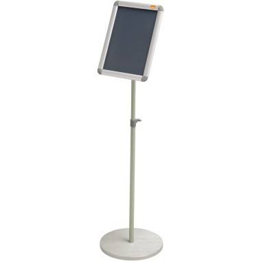 Nobo Cornice a scatto a cavalletto A4 (Nobo Sign Holder Snap Frame Floor Standin-0
