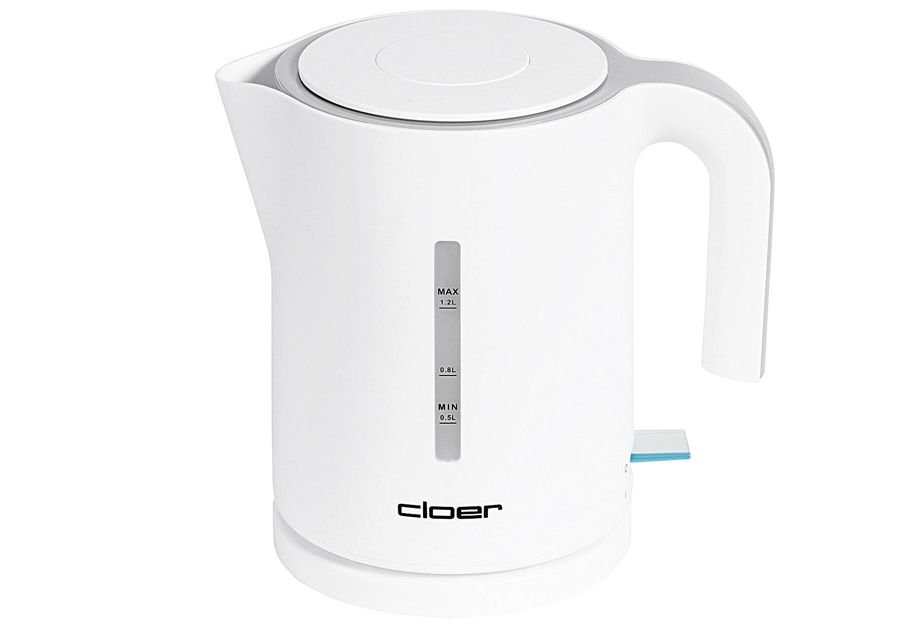 Cloer 4121 - Wasserkocher - 1.2 Liter - 2000 W - weiß-3