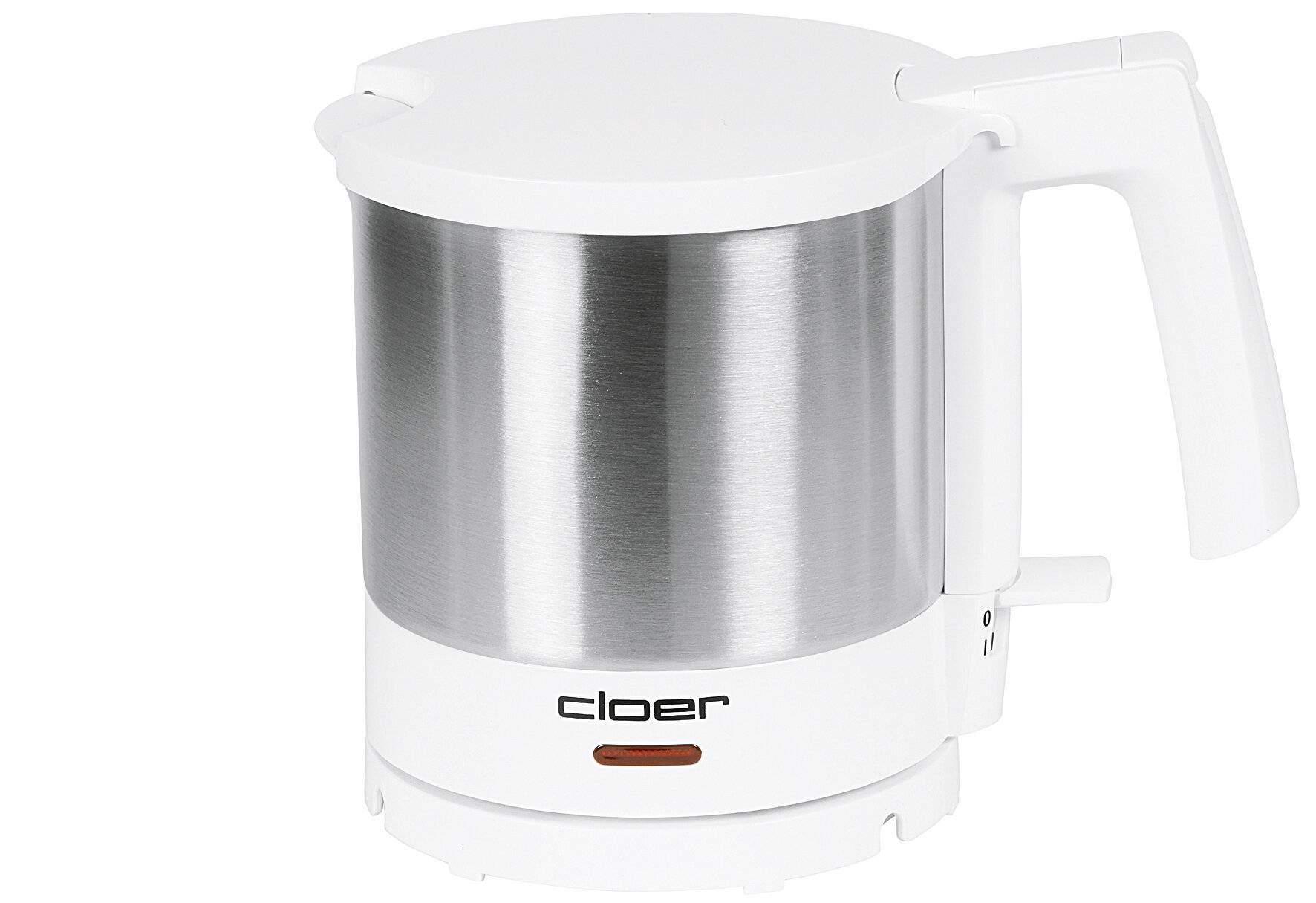 Cloer 4721 - Wasserkocher - 1 Liter - 1800 W - Weiß / Edelstahl-3
