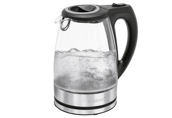 Bomann WKS 6032 G CB Wasserkocher 1,7 l Transparent 2200 W (660321)
