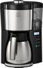 Melitta look timer 1025-18 kaffeemaschine schwarz/edelstahl 10 tassen