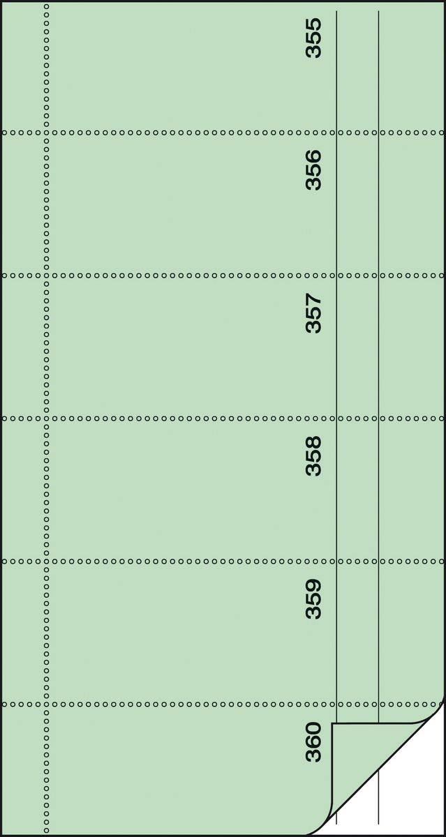 sigel Formularbuch "Bonbuch", 105 x 200 mm, SD, grün 360 Abrisse, selbstdurchschreibend, 2 x 60 Blatt (BO091)-2