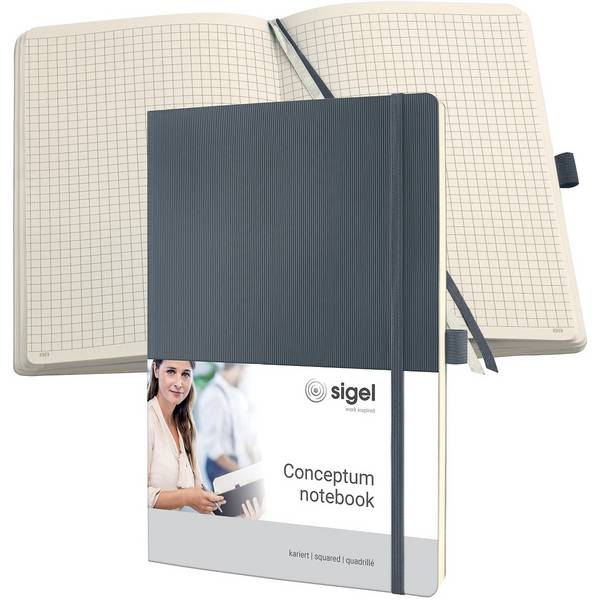 Sigel Conceptum A4 194Blätter Grau (CO318)