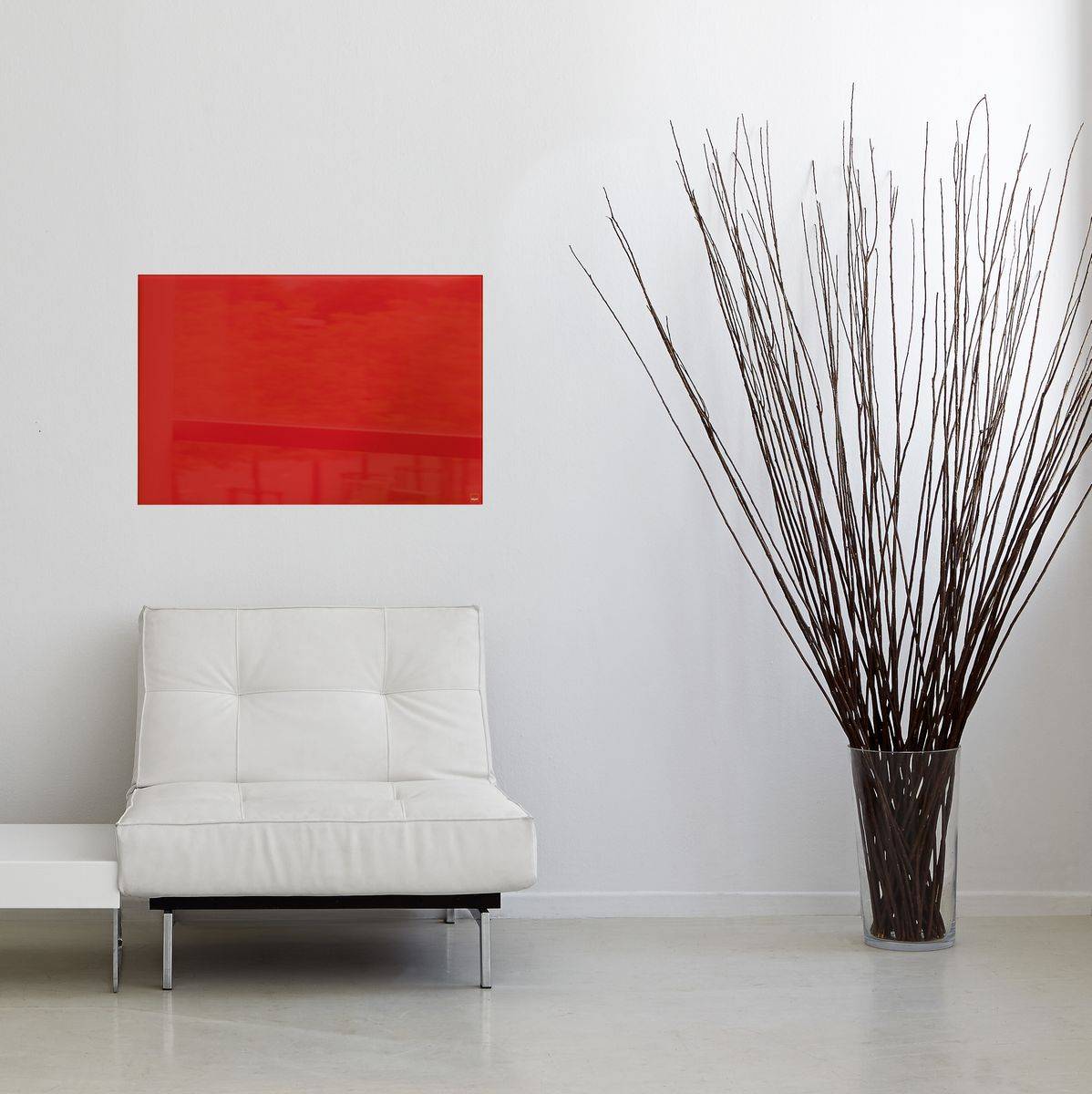 Pannello magnetico Sigel Glass Artverum® 60,0 x 40,0 cm rosso-3