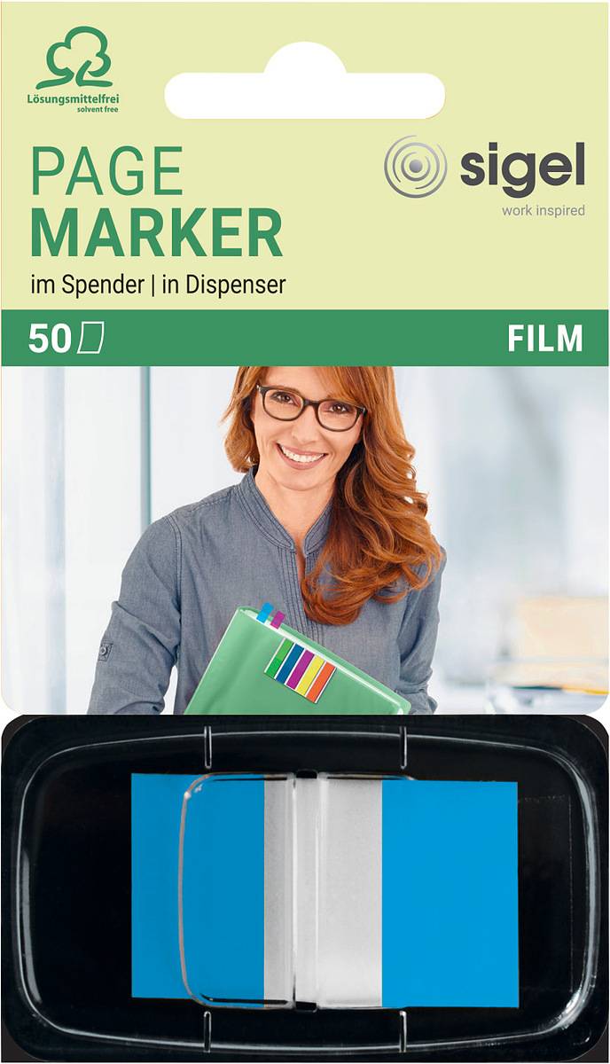 Sigel HN492 Lesezeichen Flexibles Lesezeichen Blau 50 Stück(e) (HN492)-0