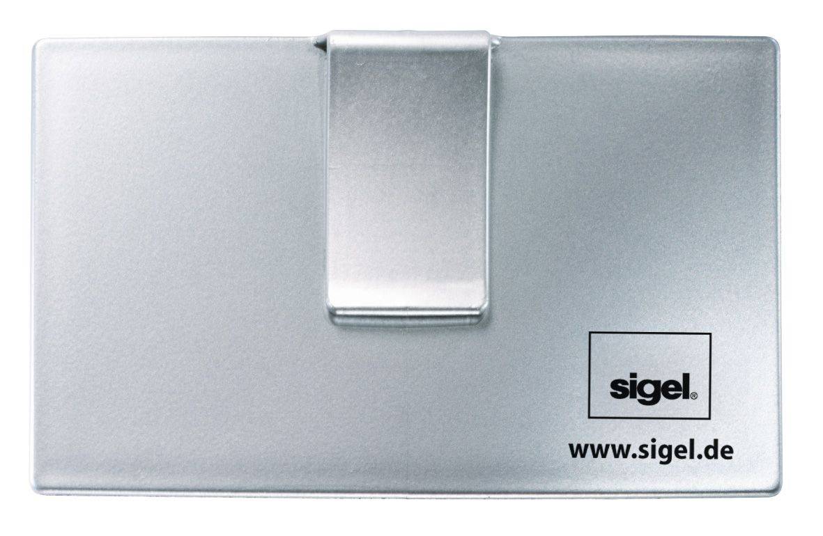 sigel Haftmarker Film mini mit Clip, 50 x 12 mm, 125 Blatt auf Karte mit Klemmfunktion, Maße Karte: 52 x 82 mm (HN610)-4
