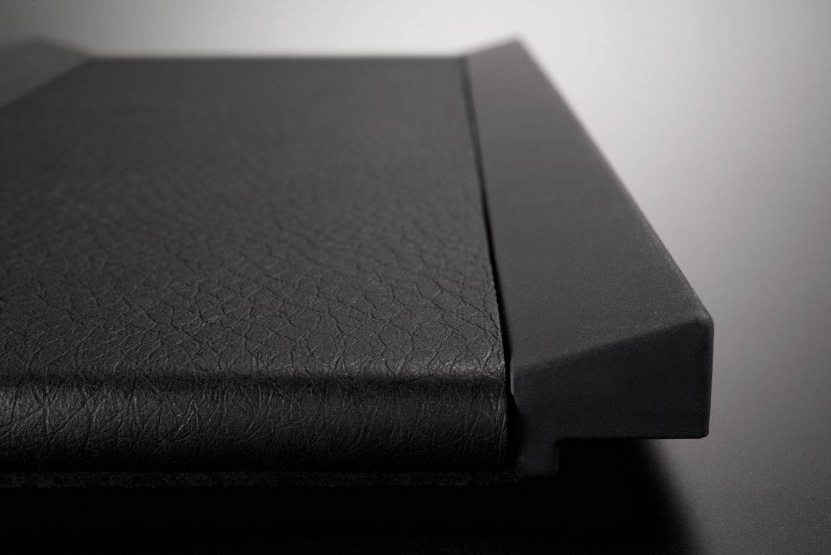 sigel Stifteschale cintano S, saphirschwarz aus Lederimitat, mit Soft-Touch Beschichtung (SA534)-1