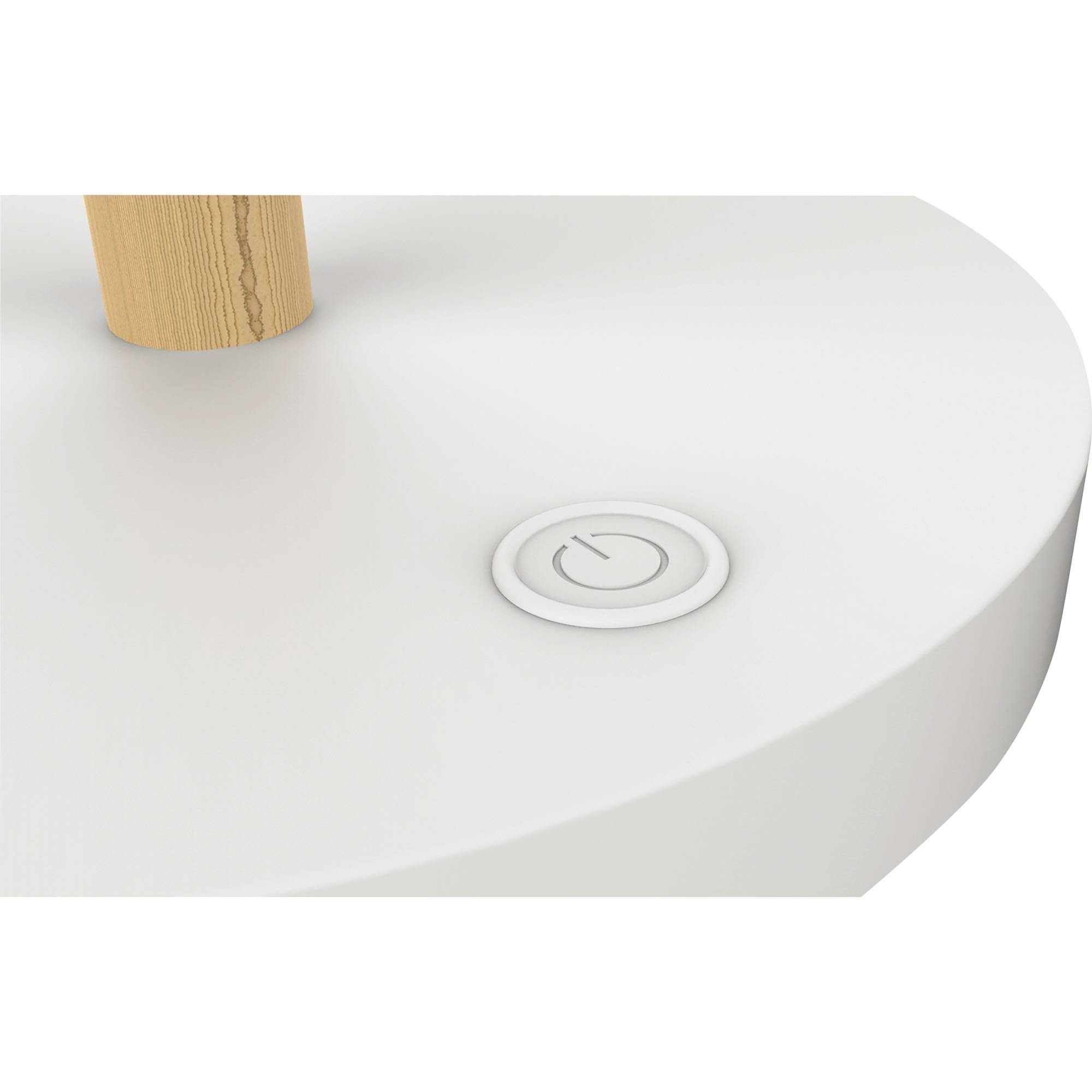 Unilux Lamp Vicky, White/Wood-3