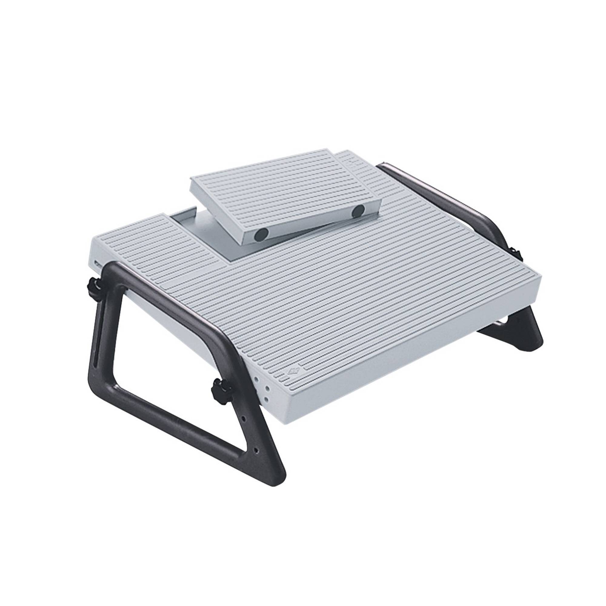 Poggiapiedi Wedo relax 2751 colore grigio chiaro nero-1