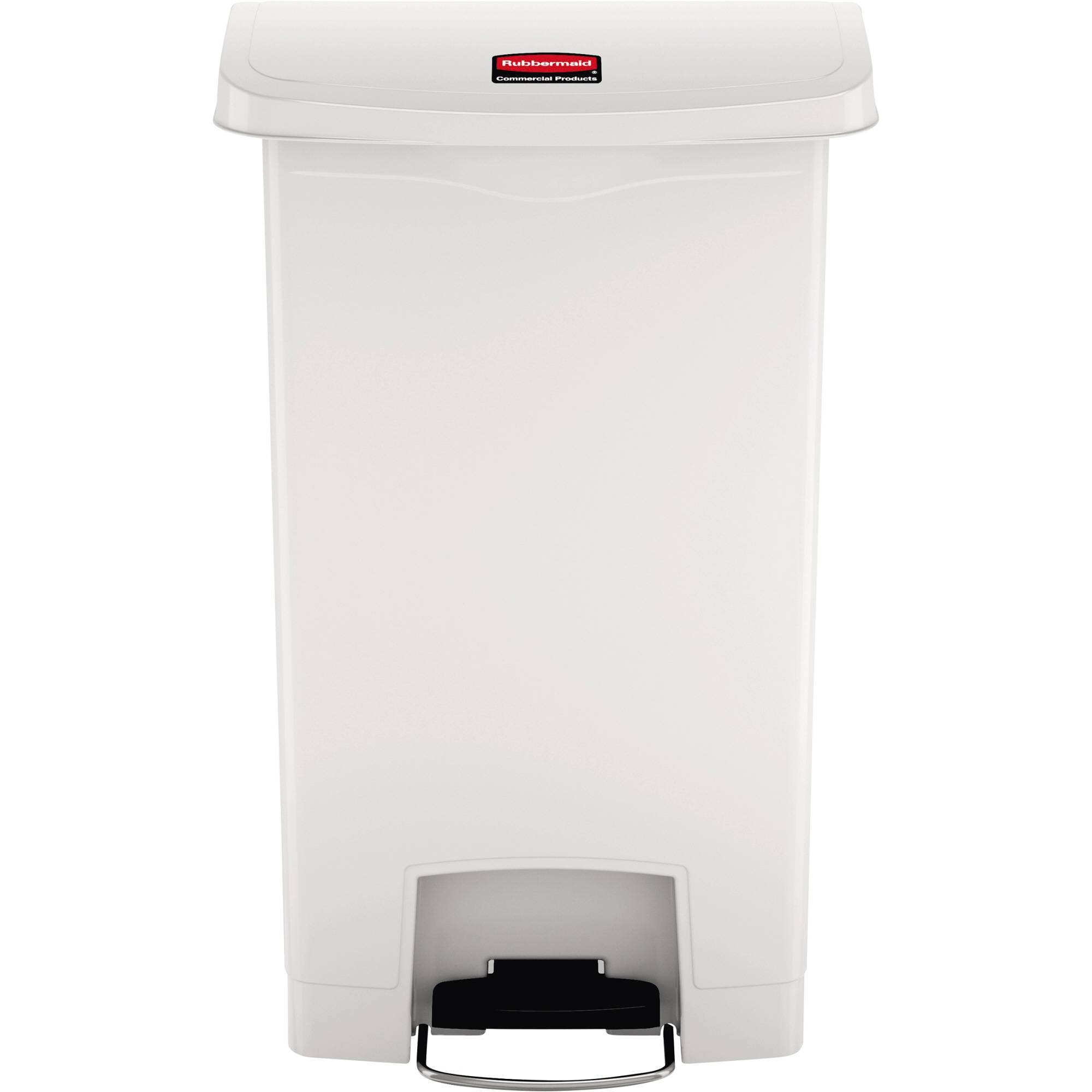 Contenitore in resina Rubbermaid Slim Jim® Step-On bianco 50 L 1883557-0
