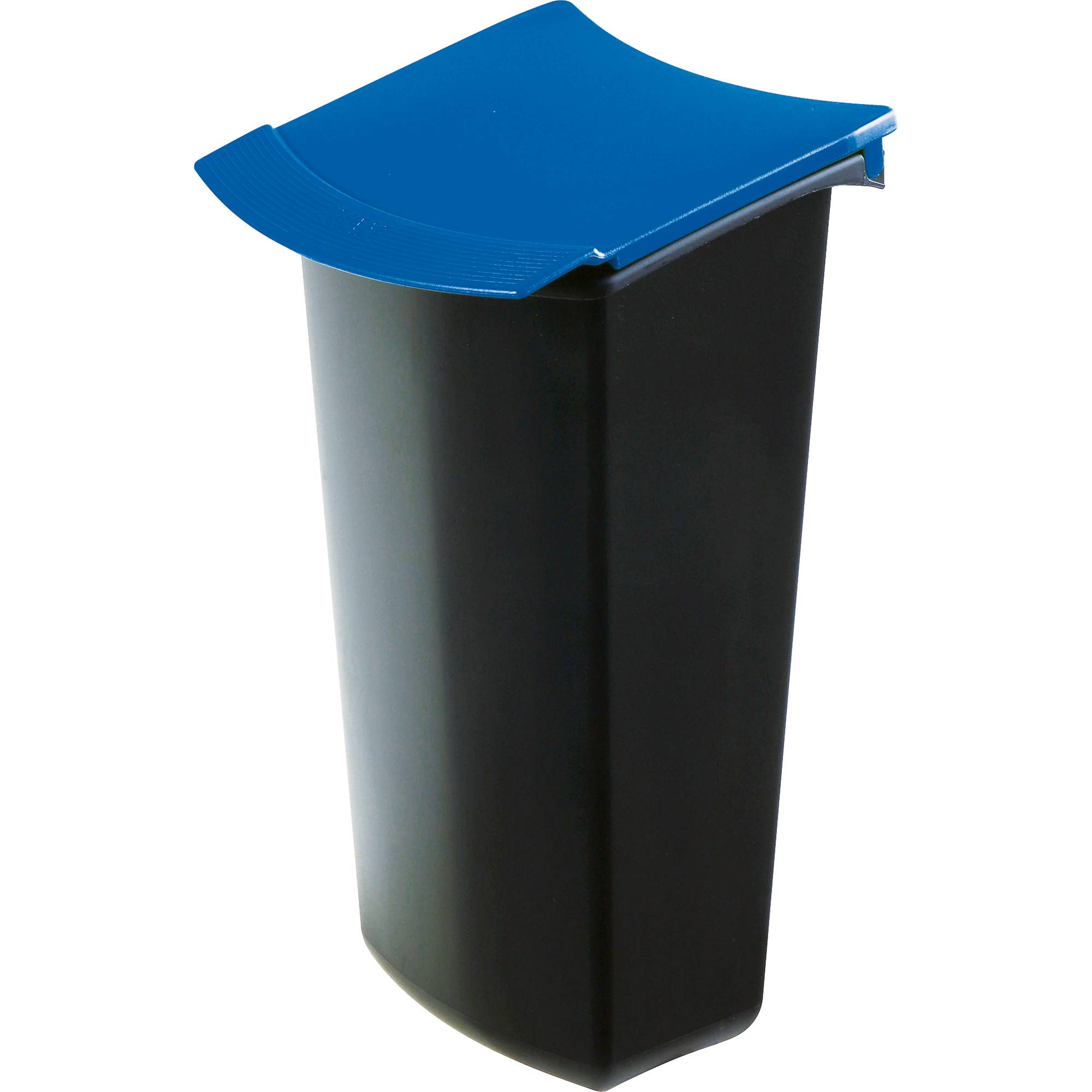 HAN HAN MONDO - Starrer Mülleimereinsatz - 3 L - Kunststoff 1843-14 Inserto per cestino Plastica Blu 1 pz.-1