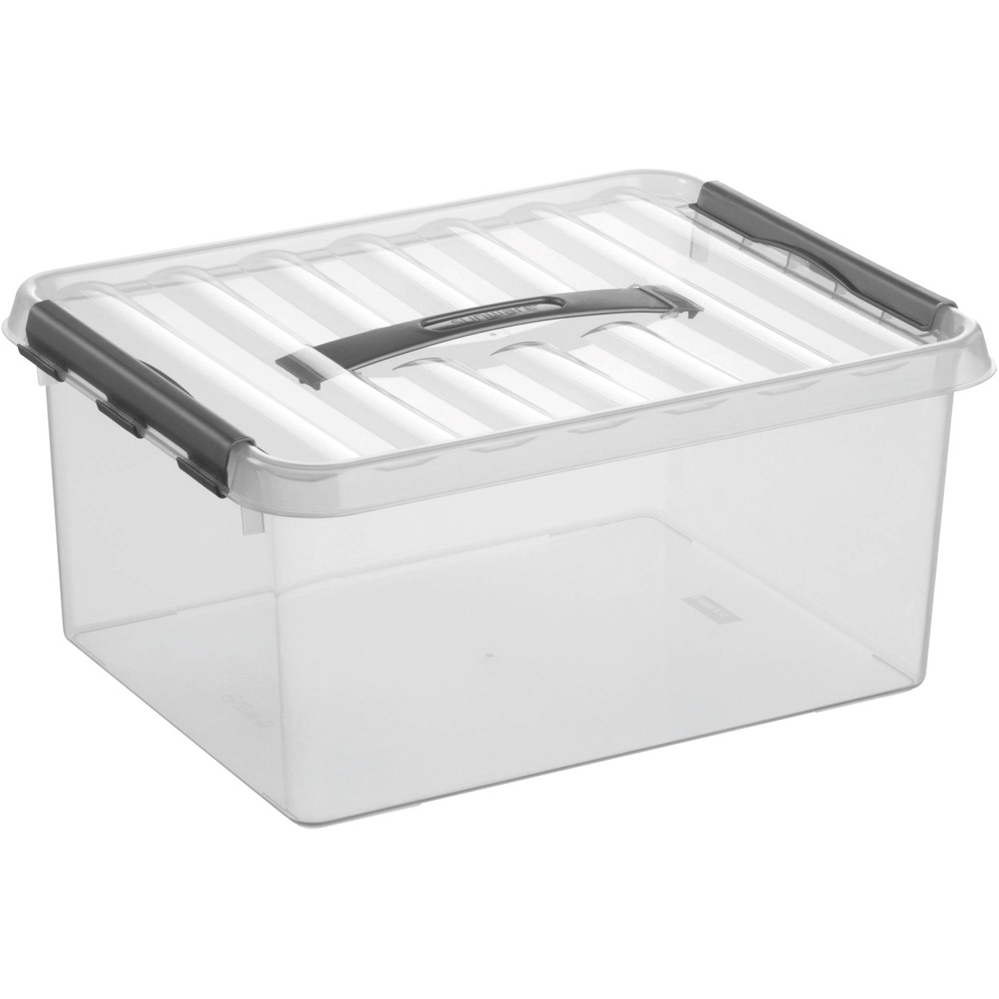 contenitori per articoli da sole Helit Box 15 L Q-Line 15,0 l - 40,0 x 30,0 x 18,0 cm trasparente-0