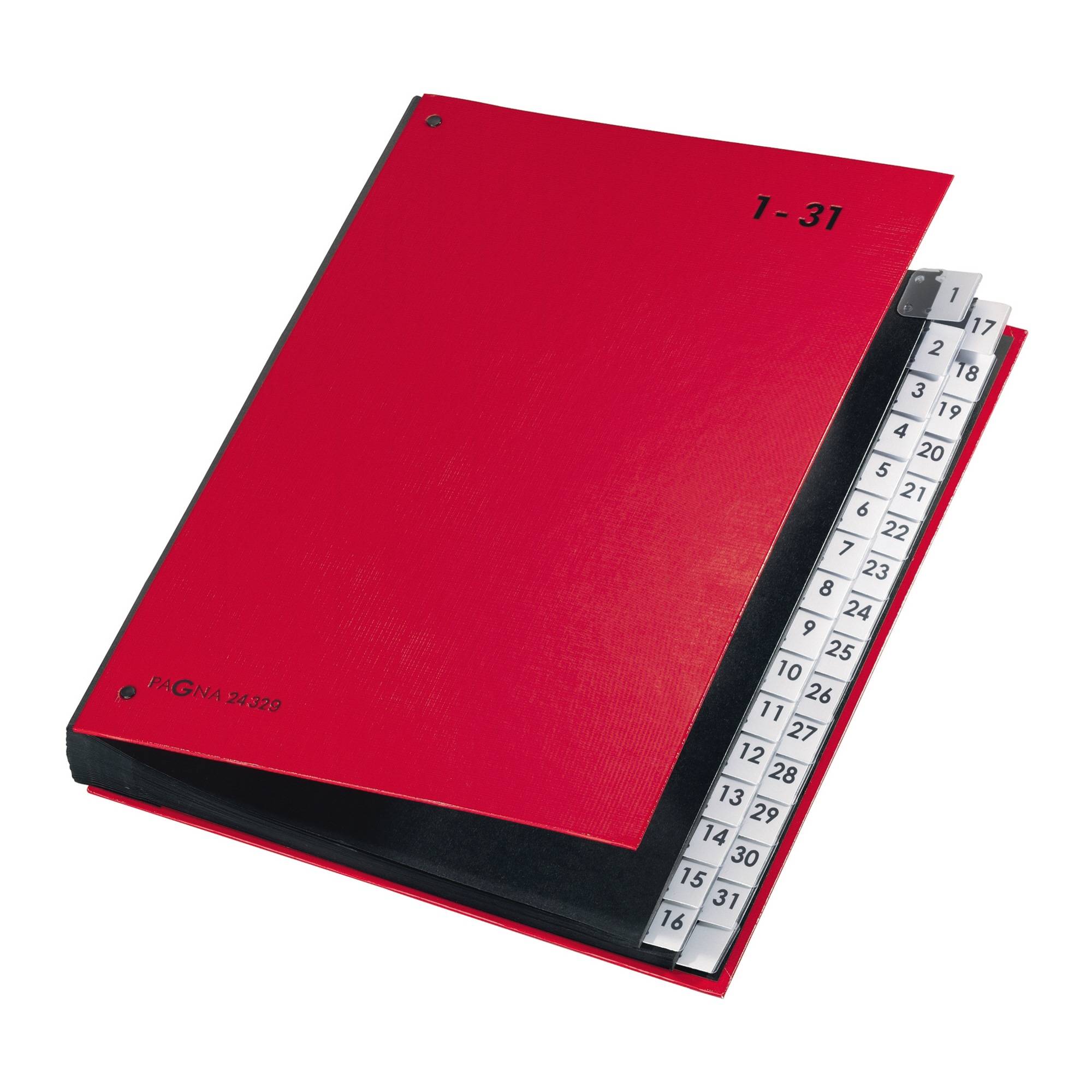Pagna 24329-01 divisore Rosso Cartoncino A4 (Pagna - klassificeringsmappe)-1