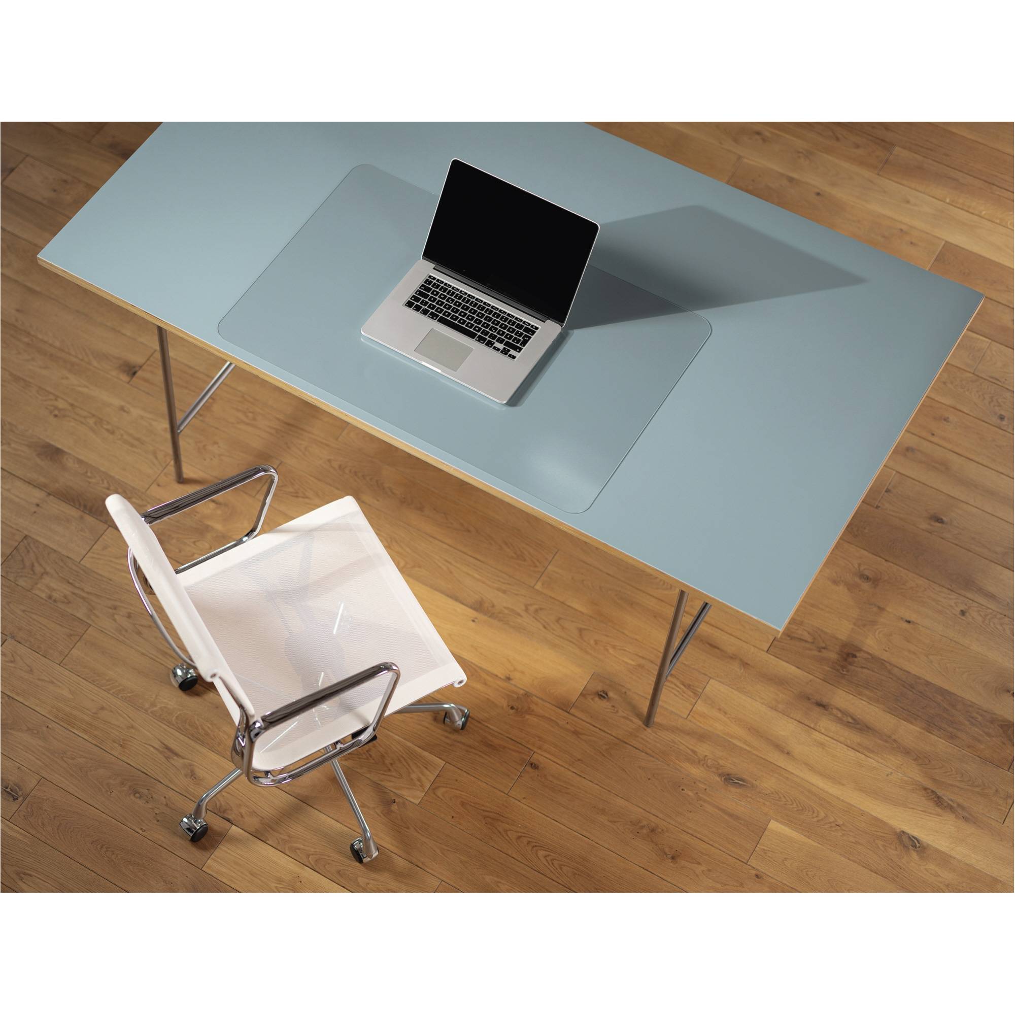 RS Office Tischmatte "Durasens Soft", 600 x 600 mm Material: PET, Oberfläche satiniert, Stärke: 1,8 mm, - 1 Stück (06-60-1