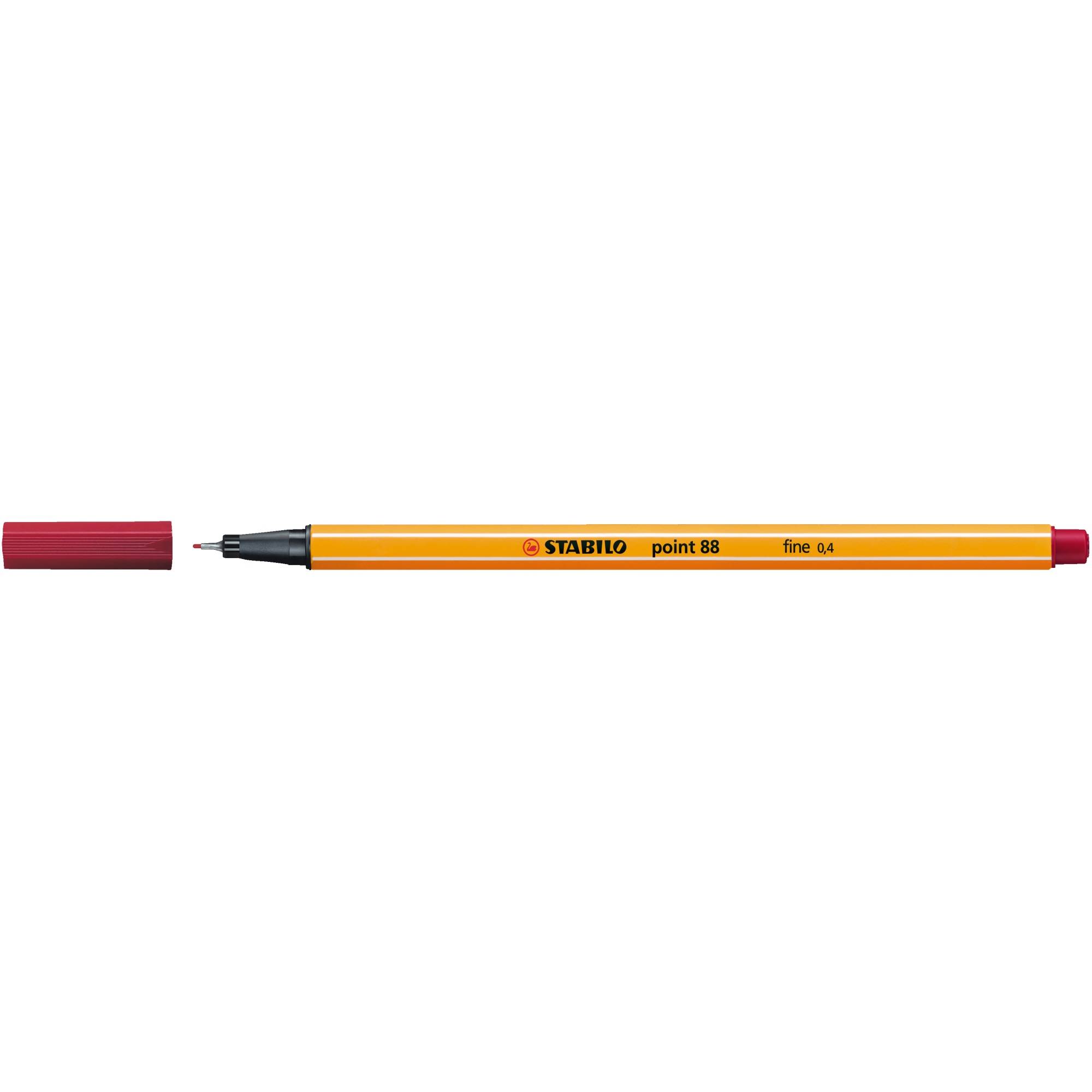 STABILO point 88 penna tecnica Rosso 1 pz 88/50-0
