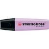 Pennarello fluorescente pastello Stabilo Boss 70 - Linea tra 2 e 5 mm - Ricarica
